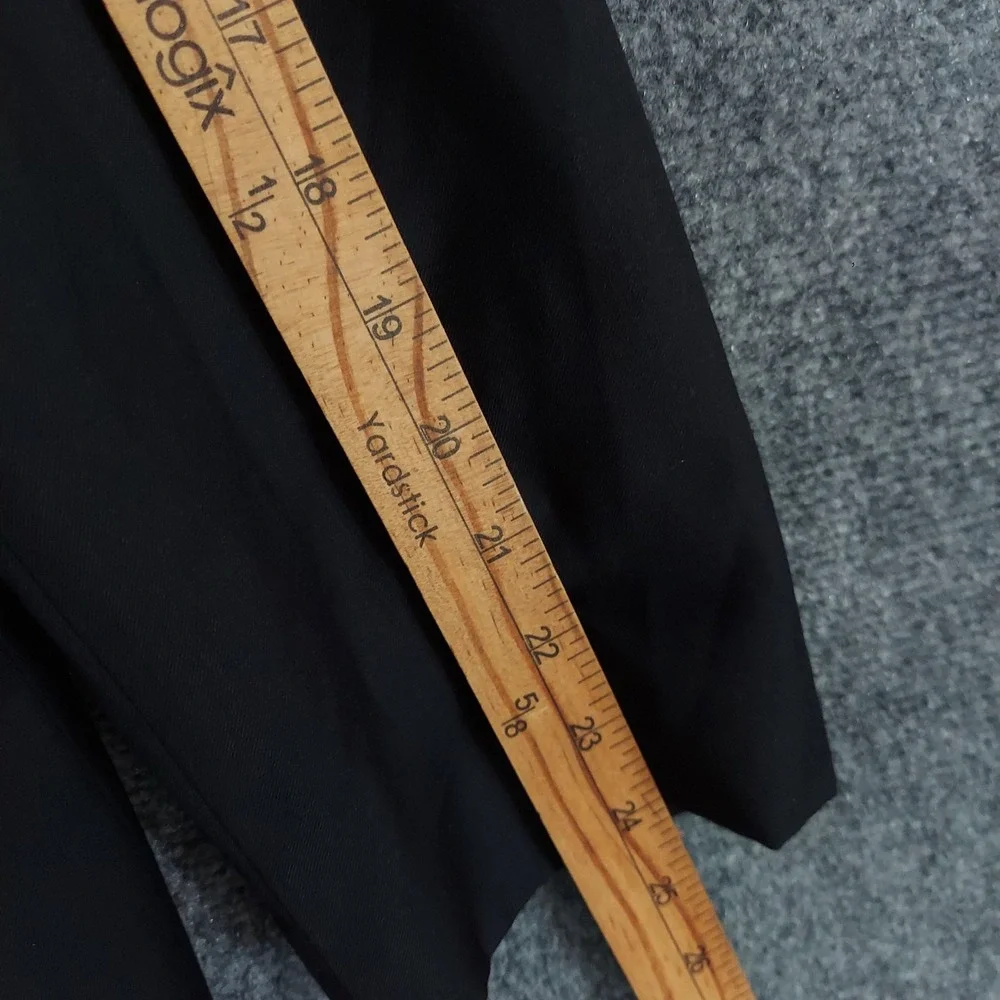 Saks Fifth Ave Suit Jacket Mens 44 Black Wool Silk Slim Italy Ermenegildo Zegna